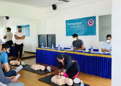 Basic Life Support Training conducted at Atomm Fitness Club.