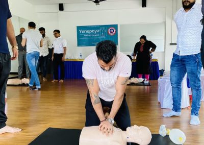 Basic Life Support Training conducted at Atomm Fitness Club.